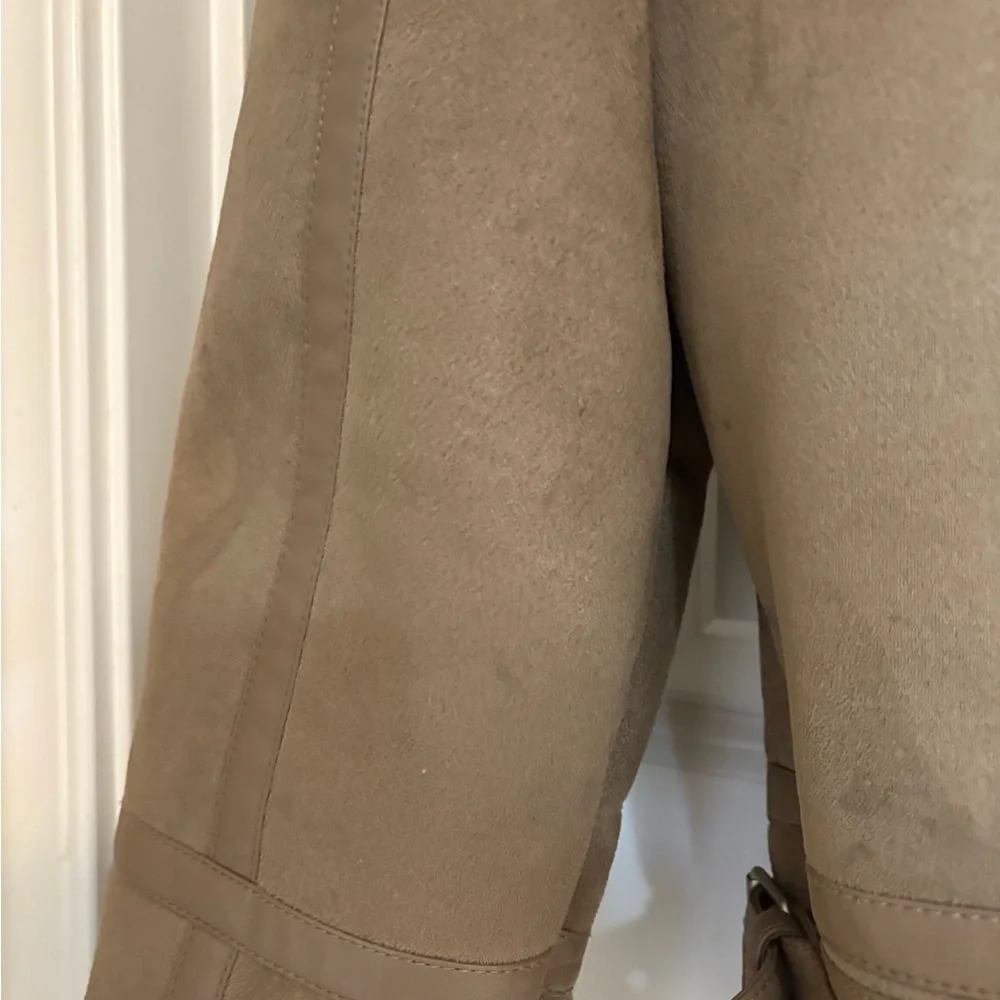 Zara Tan Shearling Collar Jacket - Picture 11 of 11
